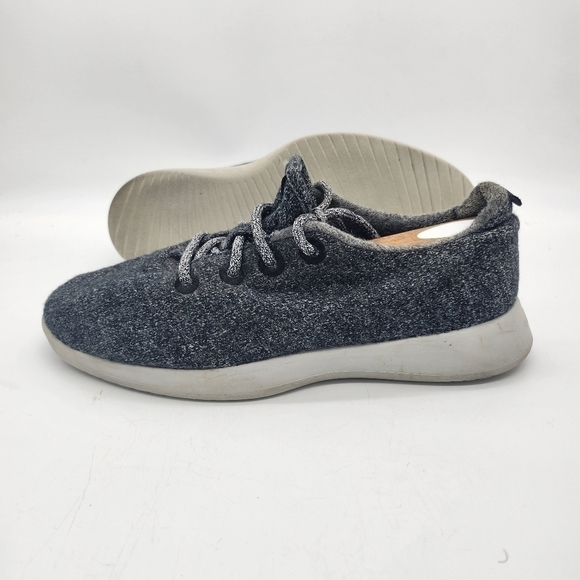 Allbirds Merino Wool Runners Lace Up Sneakers Shoes Mens Size 11 Natural Gray - Picture 8 of 16